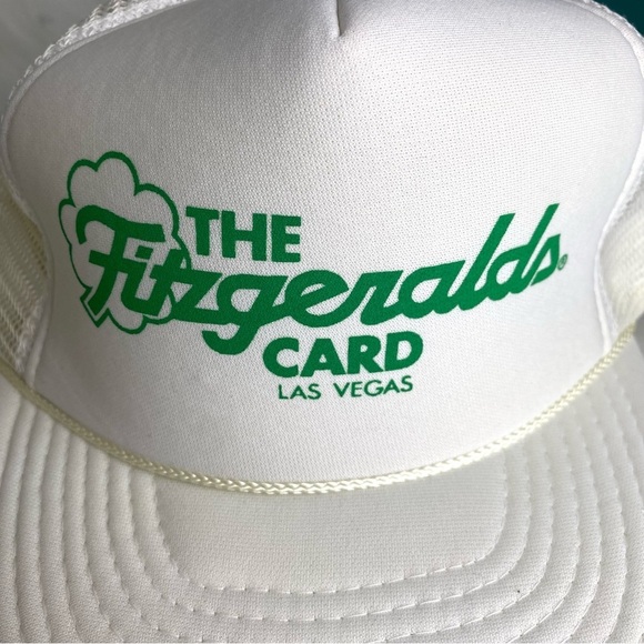 VTG Rope Cap The Fitzgeralds Card Las Vegas Mesh Snapback Trucker Hat Dad - Picture 9 of 9